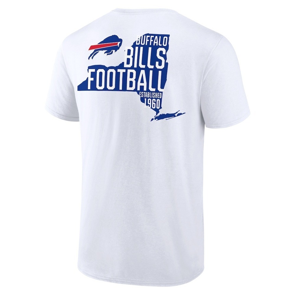 Men_s White Buffalo Bills Hot Shot T-Shirt